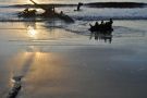 Sunrise at Driftwood Beach on Jekyll Island, Georgia